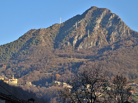 Pizzo di Spino (958 m) da casa-Zogno (300 m) ad anelo il 27 novembre 2020  - FOTOGALLERY